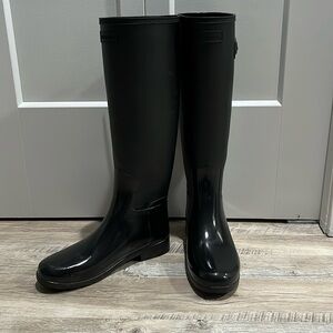 Hunter Tall Boots. Size 8